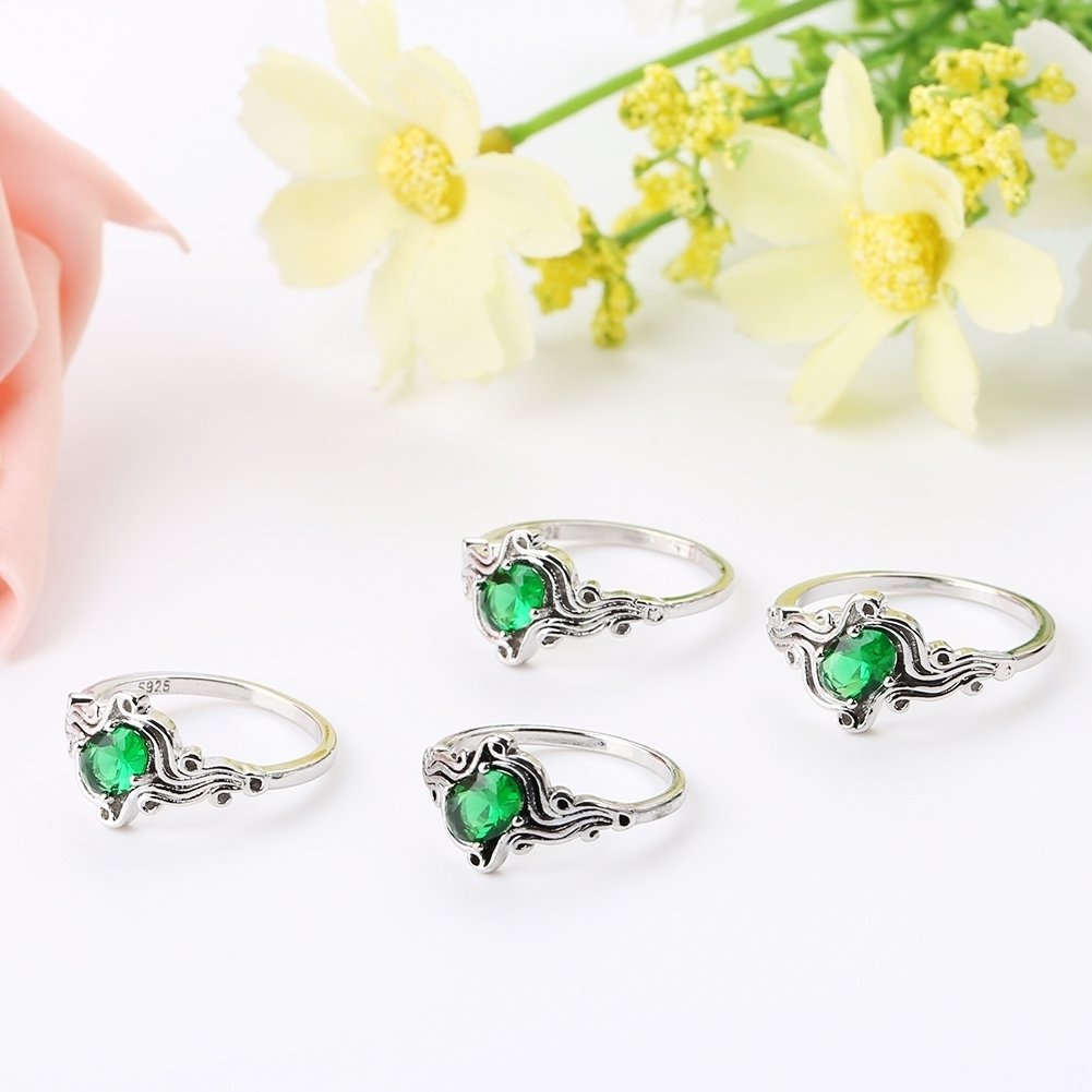 Elegant Wedding Bridal Party Accessory Lady Rhinestone Inlaid Ring Jewelry Image 2