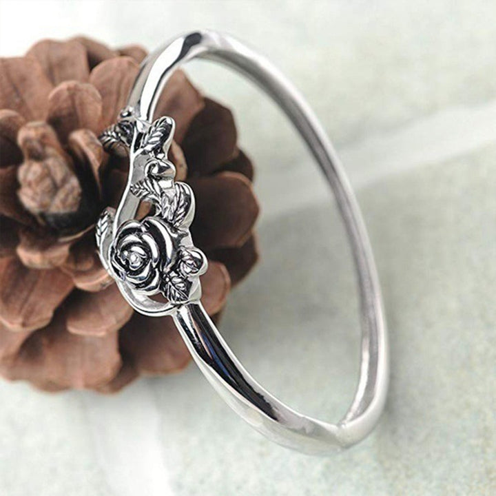 Wedding Ring Rose Design Elegant Classic Delicate Wedding Ring for Wedding Image 2