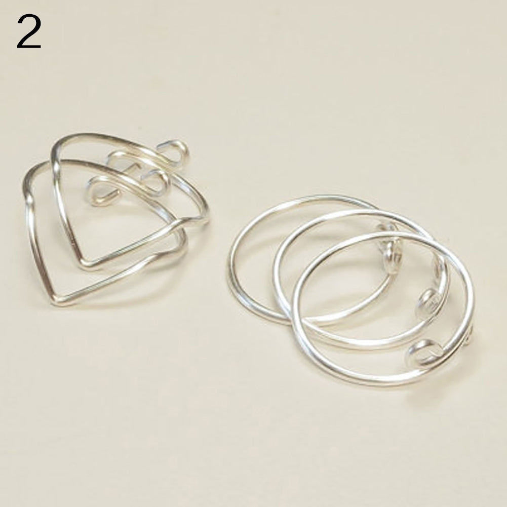 5Pcs Fashion Women Knuckle Finger Rings Band Alloy Ring Set Jewelry Gift Image 8