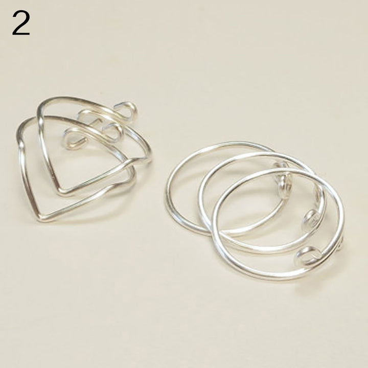 5Pcs Fashion Women Knuckle Finger Rings Band Alloy Ring Set Jewelry Gift Image 8