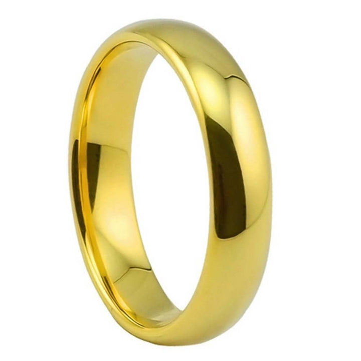 Fashion Unisex Fine Polishing Dome Stainless Steel Finger Ring Wedding Jewelry Image 11