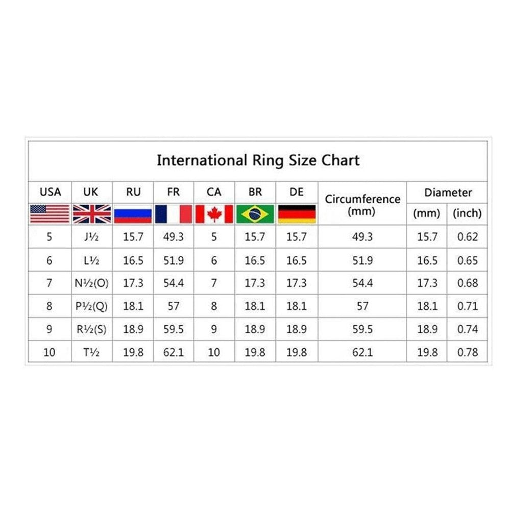 Fashion Women Cubic Zirconia Inlaid Heart Finger Ring Wedding Party Jewelry Gift Image 9