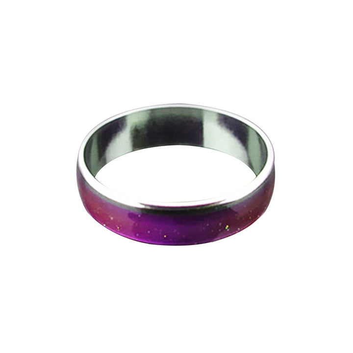 Mood Ring Romantic Temperature Control Stainless Steel Color Changing Gift for Couple Gifts Image 4