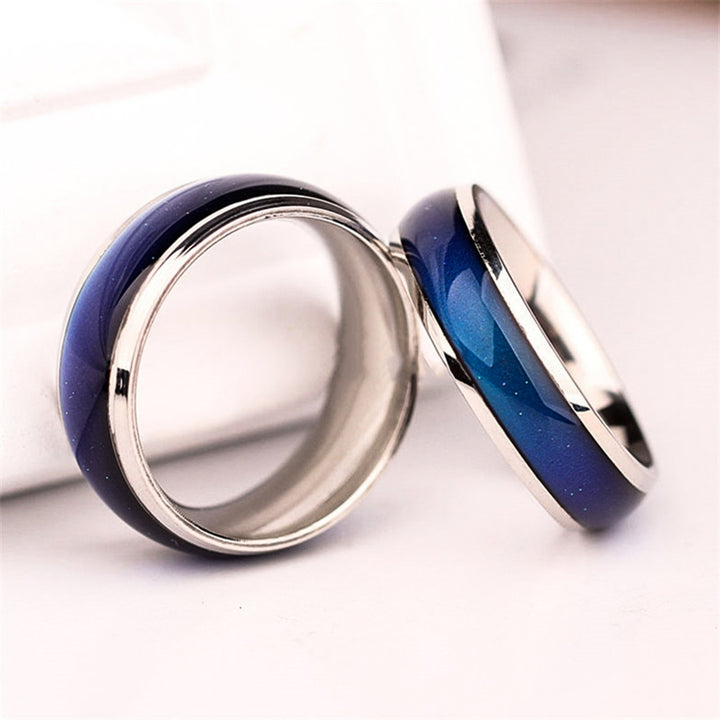 Mood Ring Romantic Temperature Control Stainless Steel Color Changing Gift for Couple Gifts Image 11