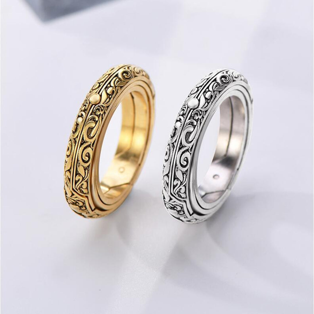 Creative Fine Workmanship Foldable Cosmic Astronomical Ball Ring Fashion Jewelry for Dating Image 6