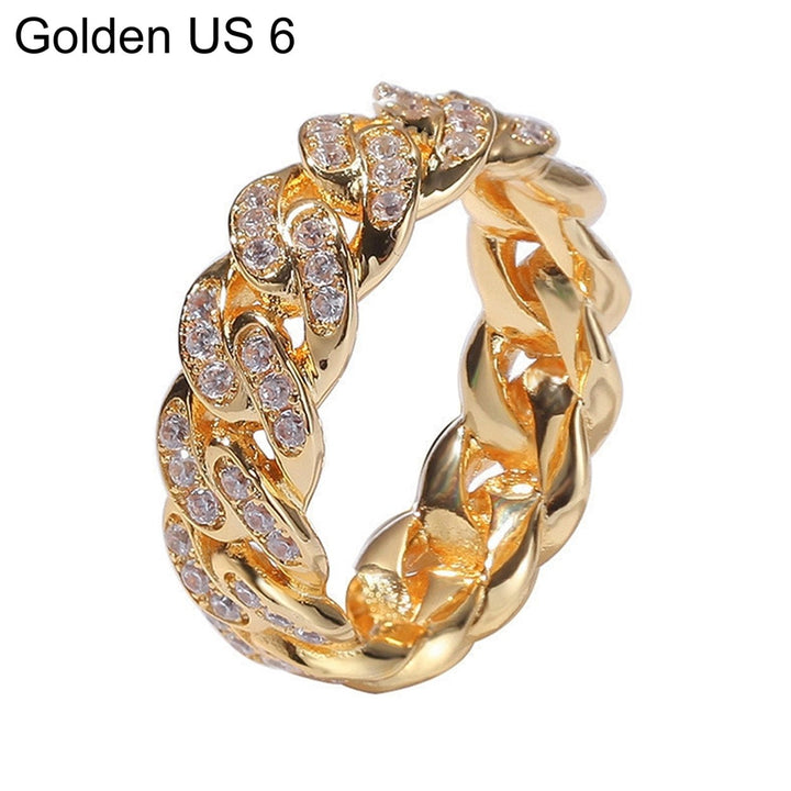 Fashion Twisted Ring Creative Jewelry Ring Cubic Zirconia Alloy Finger Ring for Gift Image 8