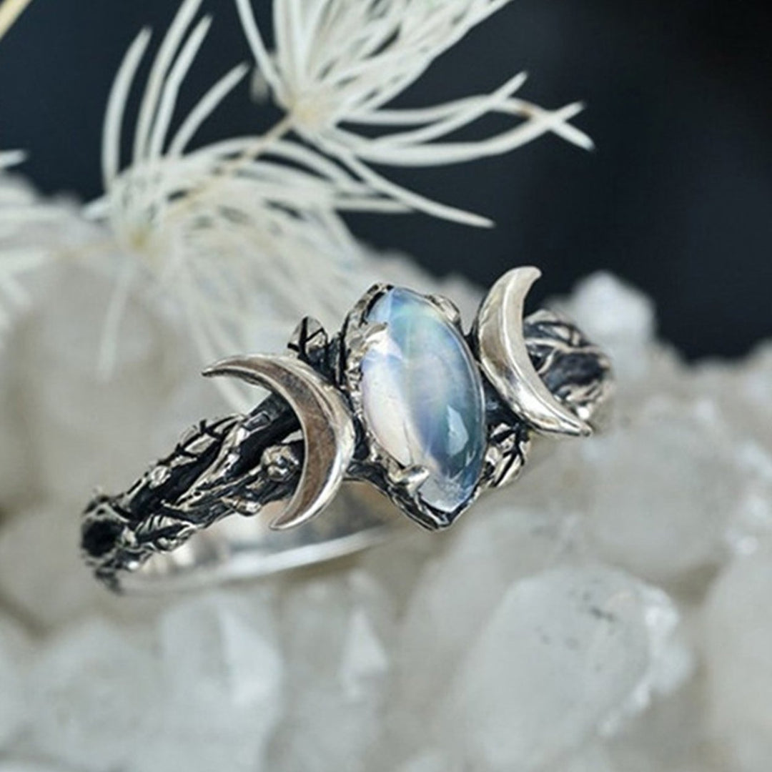 Women Ring Exquisite Fine Workmanship Silver Color Retro Fashion Ring for Daily Wear Image 6