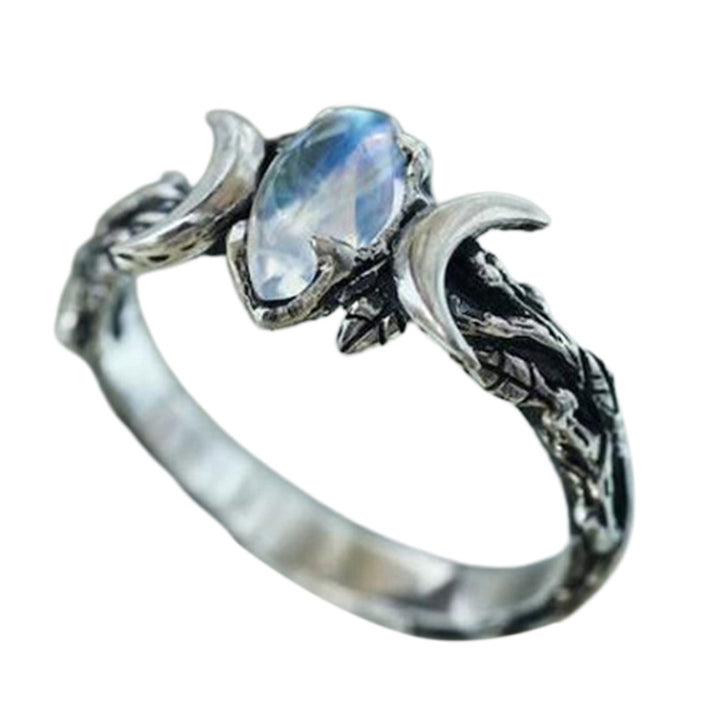 Women Ring Exquisite Fine Workmanship Silver Color Retro Fashion Ring for Daily Wear Image 12