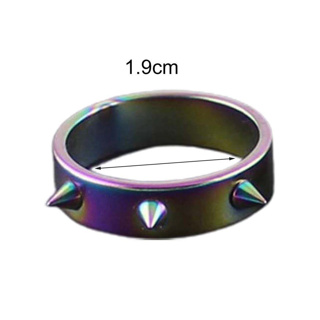 Portable Ring Easy Match Stainless Steel Decorative Exquisite Finger Ring for Daily Image 8