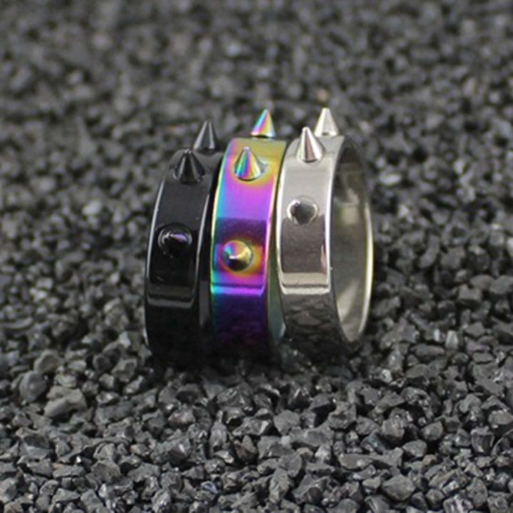 Portable Ring Easy Match Stainless Steel Decorative Exquisite Finger Ring for Daily Image 12