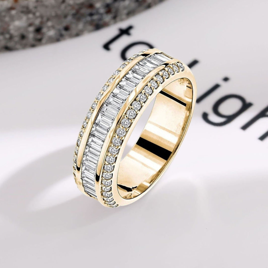 Fashion Fidget Ring Rhinestone Inlay All Match Jewelry Women Finger Ring for Daily Life Image 6