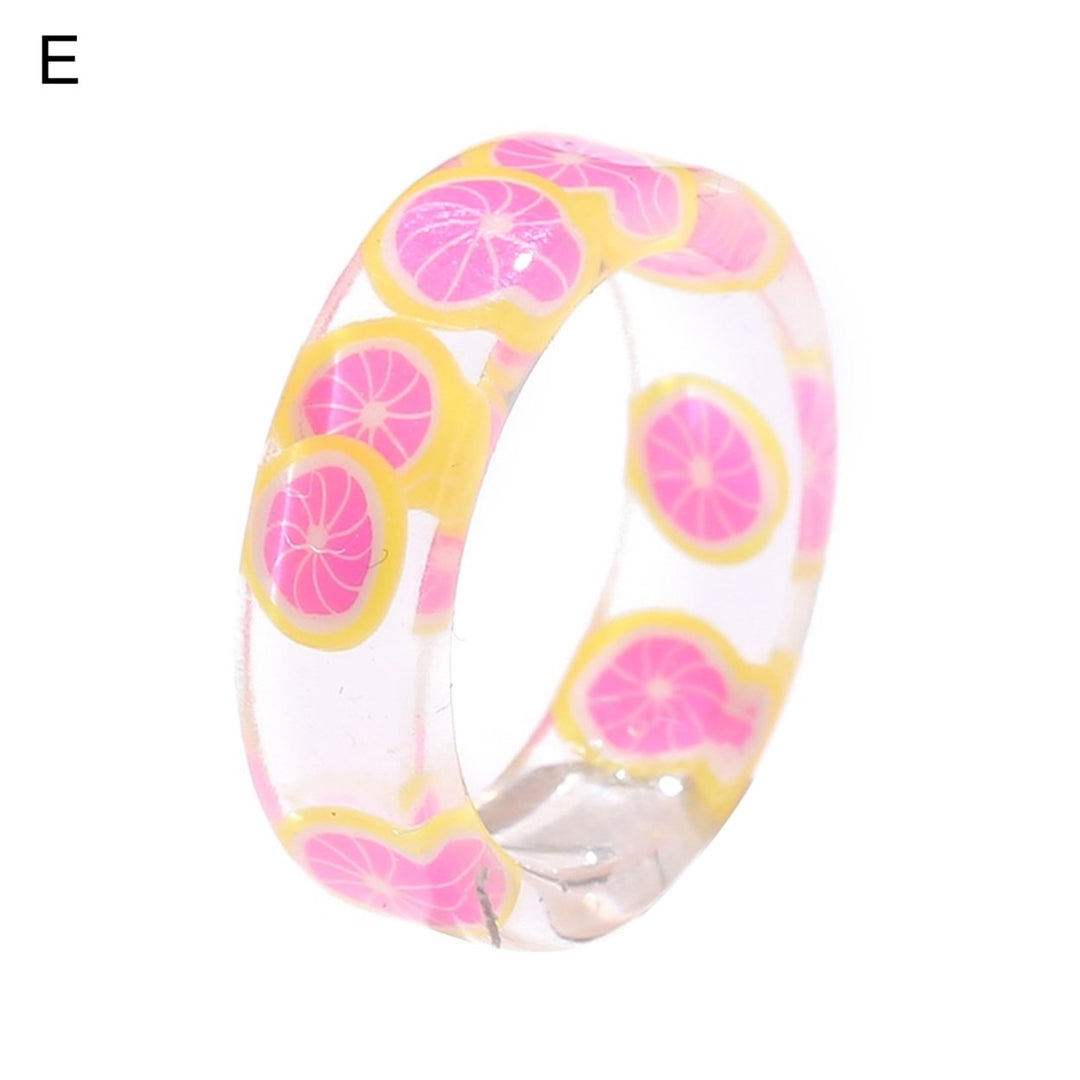 Women Ring Fruit Round Jewelry Lovely Fashion Appearance Finger Ring for Daily Wear Image 1