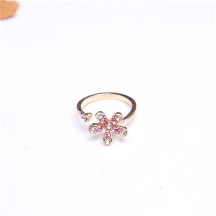 Finger Ring Exquisite Shape Rust-proof Alloy Women Sparkling Butterfly Ring Wedding Jewelry for Lady Image 11