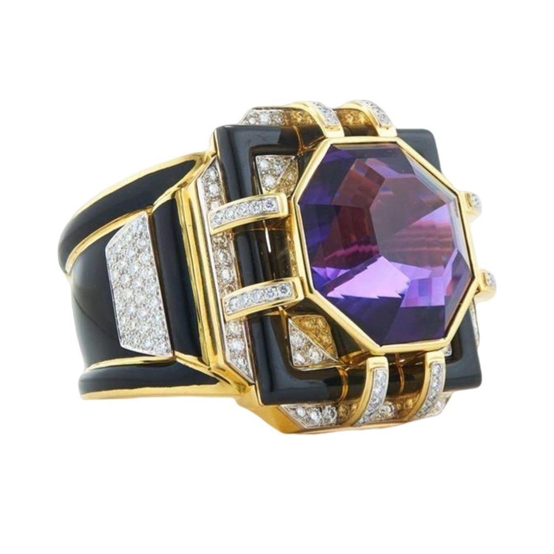 Elegant Women Ring Multi Sizes Inlaid Faux Crystal Finger Ring for Daily Wear Image 9