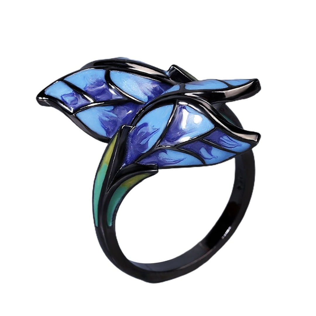 Decorative Good-Looking Female Ring Gift Elegant Mixed Color Butterflies Ring Jewelry Accessaries Image 1