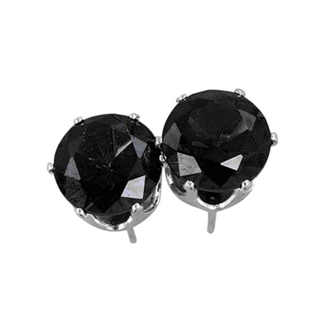 Ear Studs Elegant All Match Cubic Zirconia Round Exquisite Earrings for Dating Image 3