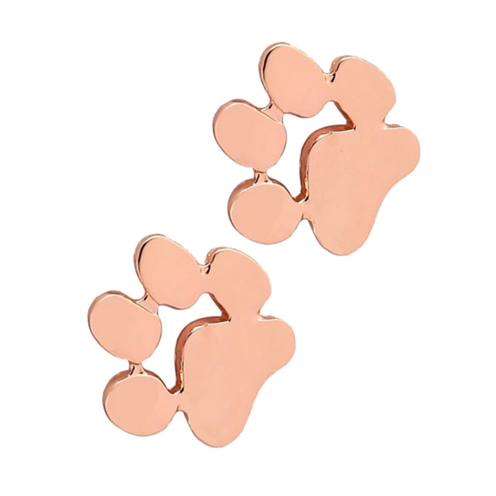 1 Pair Earrings Stylish Animal Footprint Shape Alloy Women Teen Girls Jewelry Studs for Birthday Image 12