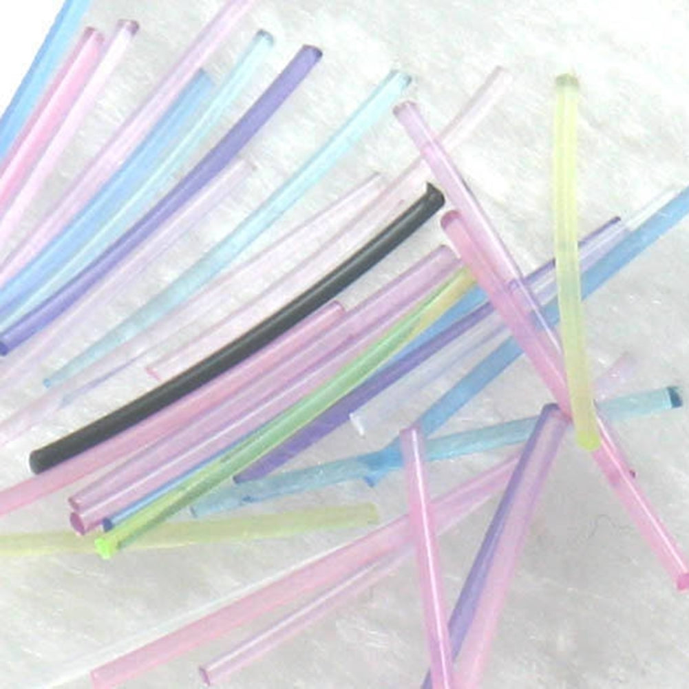 10 Packs Women Ear Studs Earrings Allergy Free Sterilized Plastic Sticks Bars Image 11