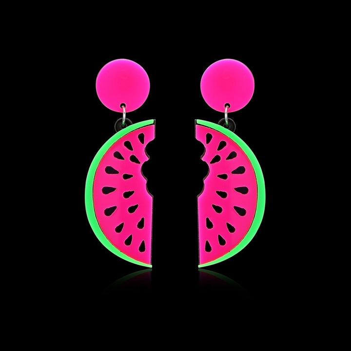 Watermelon Dangle Earrings Fashion Party Summer Beach Jewelry Gift for Women Image 1