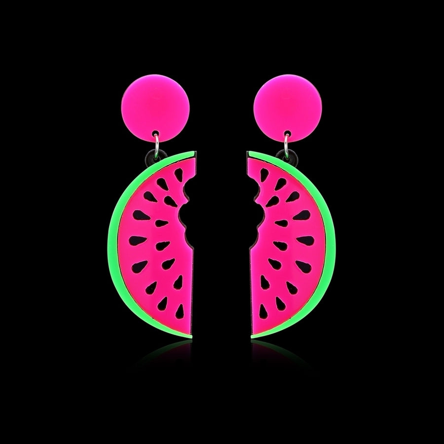 Watermelon Dangle Earrings Fashion Party Summer Beach Jewelry Gift for Women Image 1