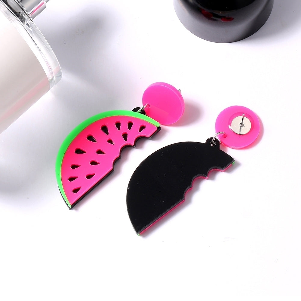 Watermelon Dangle Earrings Fashion Party Summer Beach Jewelry Gift for Women Image 3