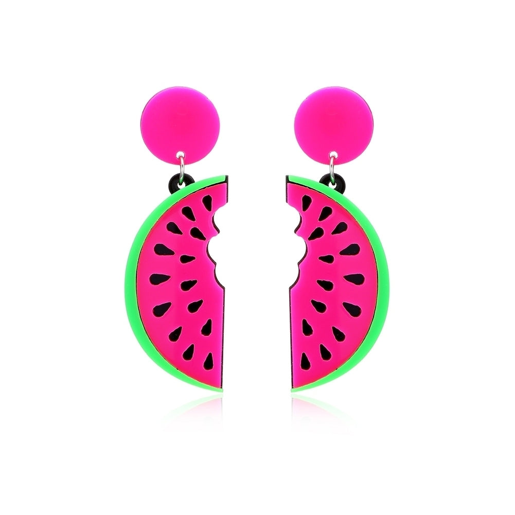 Watermelon Dangle Earrings Fashion Party Summer Beach Jewelry Gift for Women Image 6