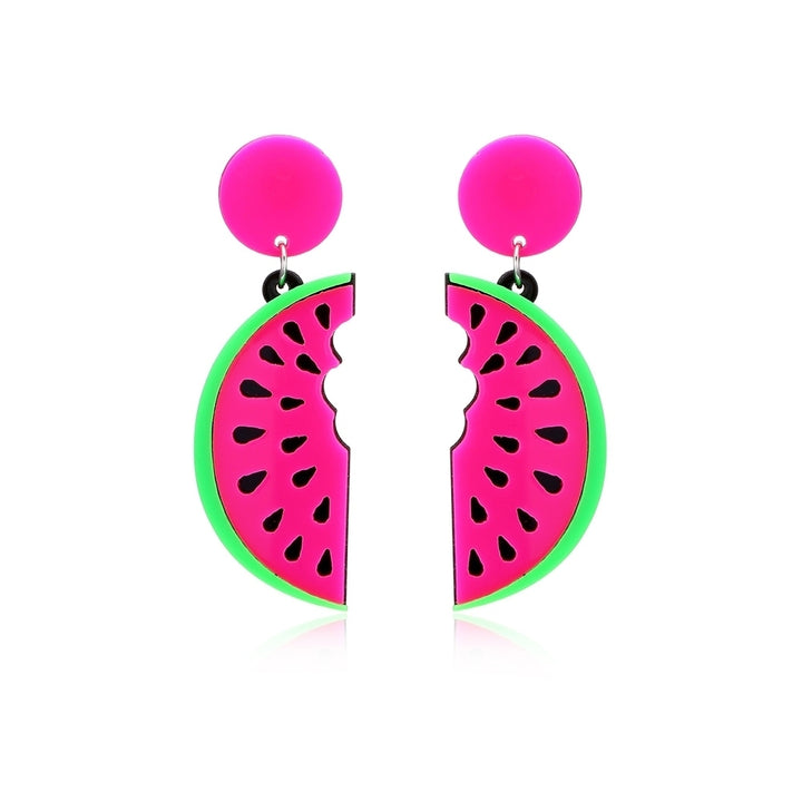 Watermelon Dangle Earrings Fashion Party Summer Beach Jewelry Gift for Women Image 6