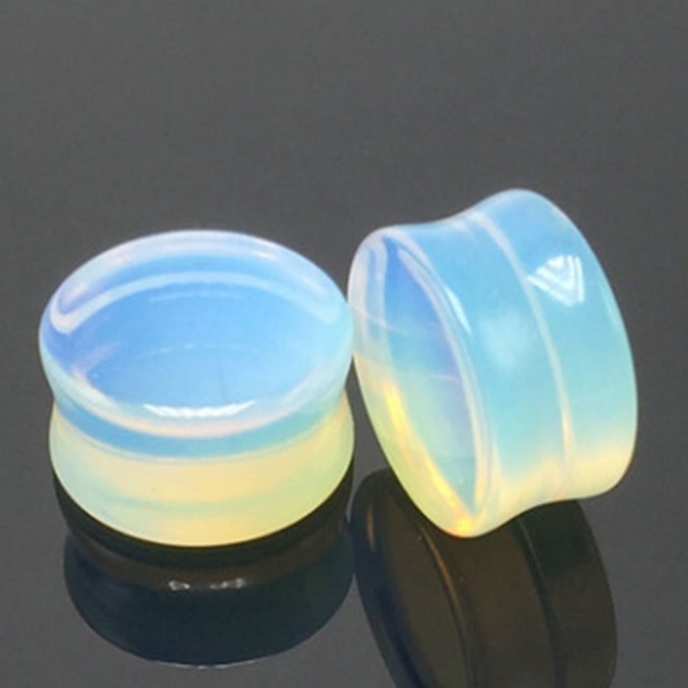 5-25mm 1Pair Stone Double Flared Gauge Ear Plug Flesh Tunnel Stretcher Expander Image 3