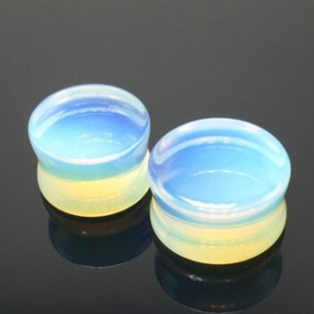 5-25mm 1Pair Stone Double Flared Gauge Ear Plug Flesh Tunnel Stretcher Expander Image 4