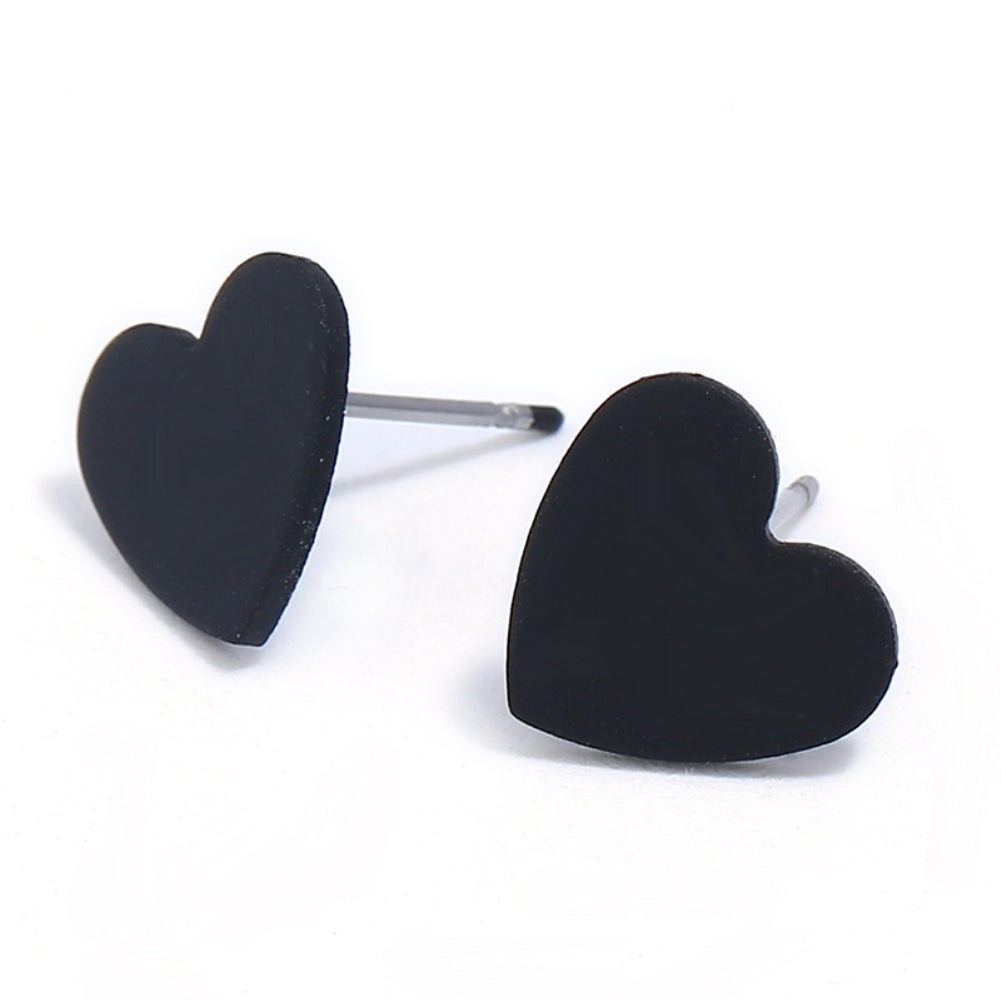 4Pairs Lady Love Heart Wedding Bridal Engagement Ear Stud Earrings Jewelry Gift Image 4