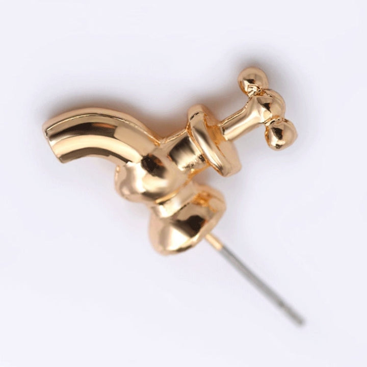 Fashion Women Water Faucet Tap Shape Ear Studs Earrings Jewelry Accessories Image 6