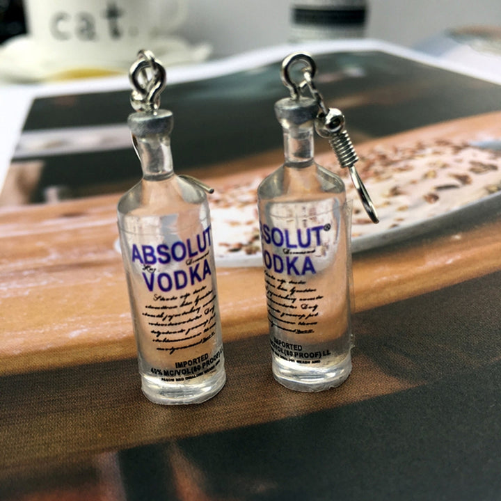 1 Pair Mini Cute Drink Bottle Shape Elegant Earring for Dating Image 6