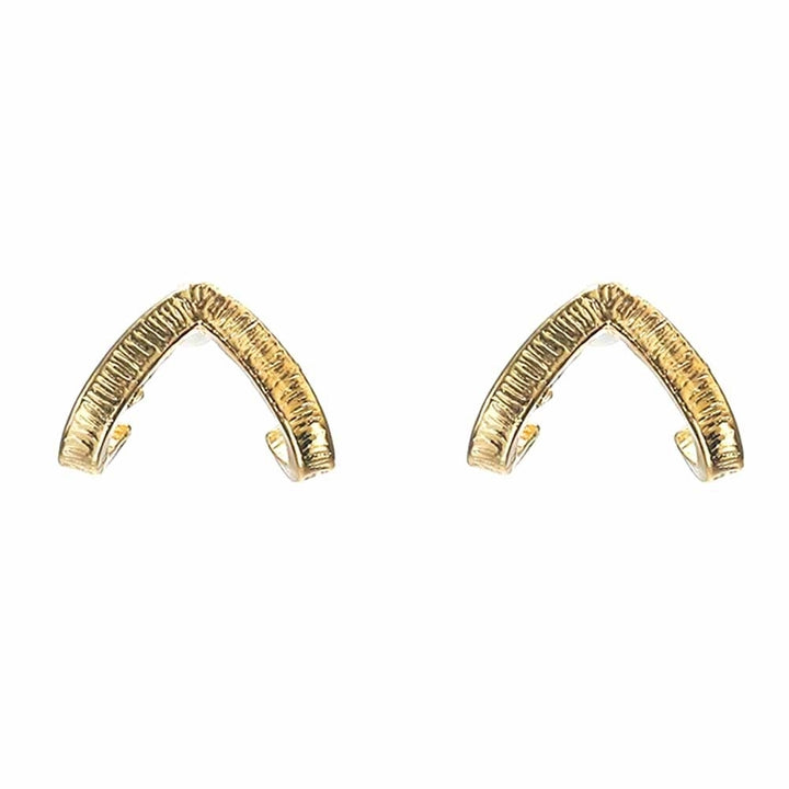 Women V Shaped Ear Studs Minimalist Earrings Party Jewelries Birthday Gifts Image 6