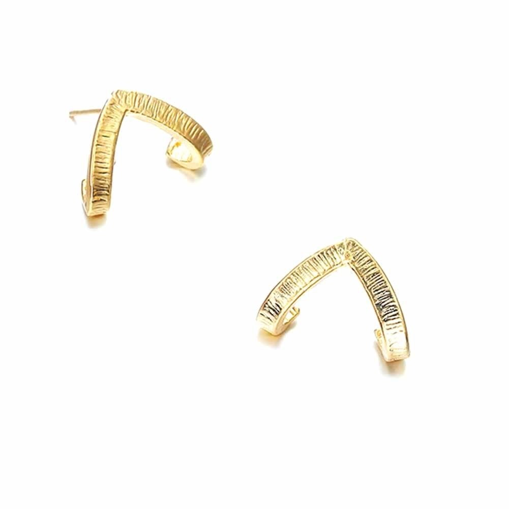 Women V Shaped Ear Studs Minimalist Earrings Party Jewelries Birthday Gifts Image 7