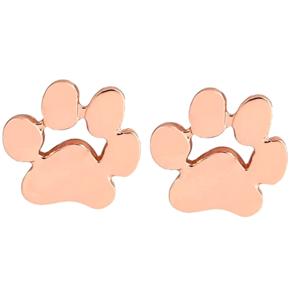 Women Fashion Dog Cat Palm Paw Ear Stud Earrings Party Jewelry Accessories Gift Image 4