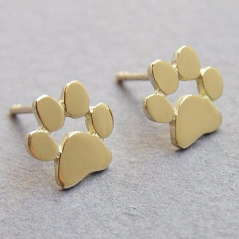 Women Fashion Dog Cat Palm Paw Ear Stud Earrings Party Jewelry Accessories Gift Image 8