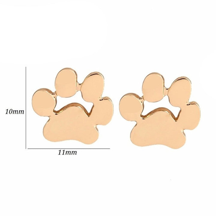 Women Fashion Dog Cat Palm Paw Ear Stud Earrings Party Jewelry Accessories Gift Image 10