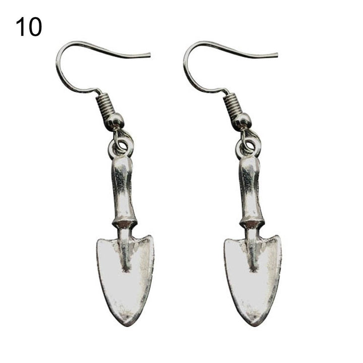 Creative Screwdriver Axe Hammer Charm Statement Hook Earrings Unisex Jewelry Image 11