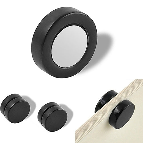 1 Pair Mens Non Piercing Ear Stud Clip On Round Magnetic Earrings Jewelry Image 1