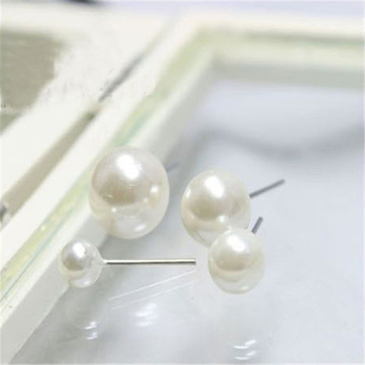 12 Pairs Attractive Elegant Faux Pearl All-match Ear Stud for Party Image 10