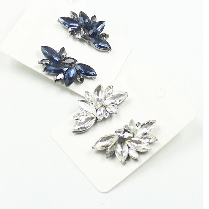 1 Pair Fashion Women Rhinestone Ear Drop Dangle Stud Earrings Jewelry Gift Image 6