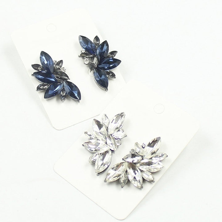 1 Pair Fashion Women Rhinestone Ear Drop Dangle Stud Earrings Jewelry Gift Image 8