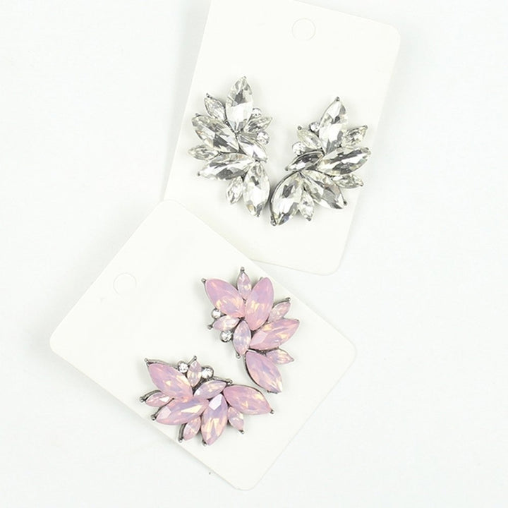 1 Pair Fashion Women Rhinestone Ear Drop Dangle Stud Earrings Jewelry Gift Image 9