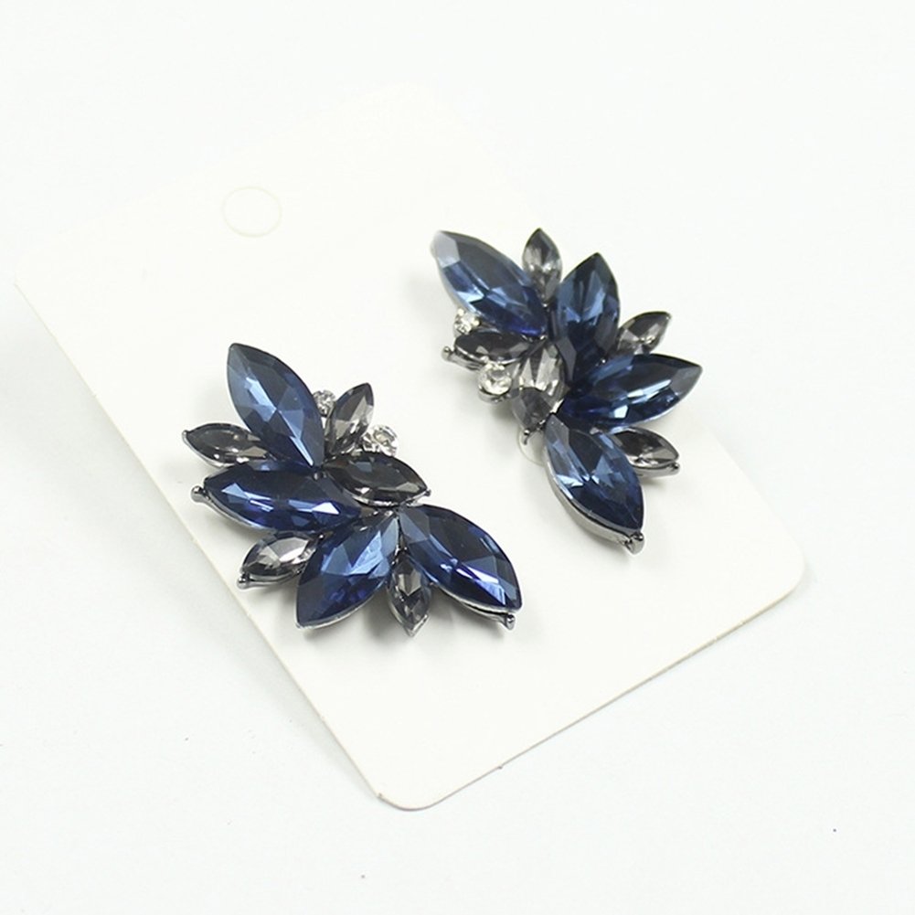 1 Pair Fashion Women Rhinestone Ear Drop Dangle Stud Earrings Jewelry Gift Image 10