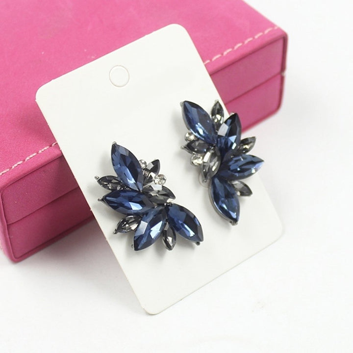 1 Pair Fashion Women Rhinestone Ear Drop Dangle Stud Earrings Jewelry Gift Image 11