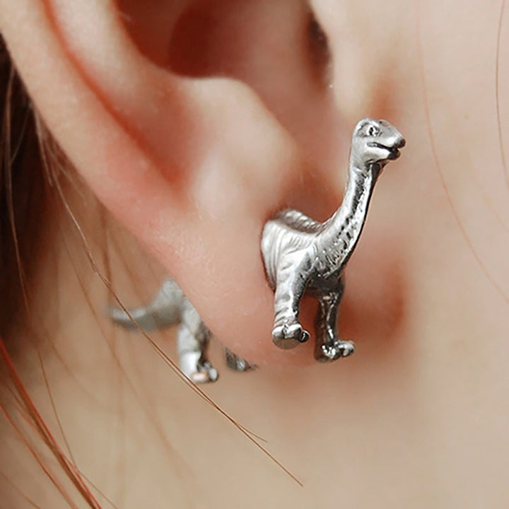 Earring Exquisite Dinosaur Design Alloy Women Men Engagement Jewelry Earring for Anniversary Image 1