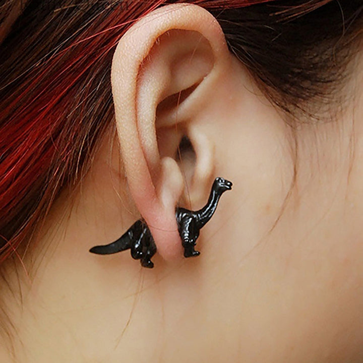 Earring Exquisite Dinosaur Design Alloy Women Men Engagement Jewelry Earring for Anniversary Image 3