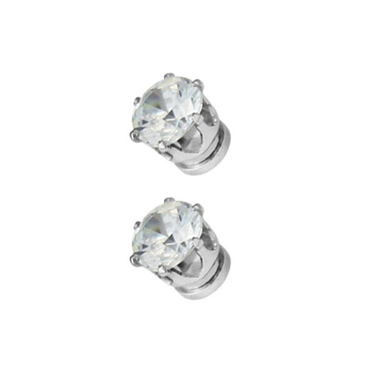 1 Pair Men Women Hot Popular Clip No Piercing Magnet Stud Earrings Jewelry Party Image 4