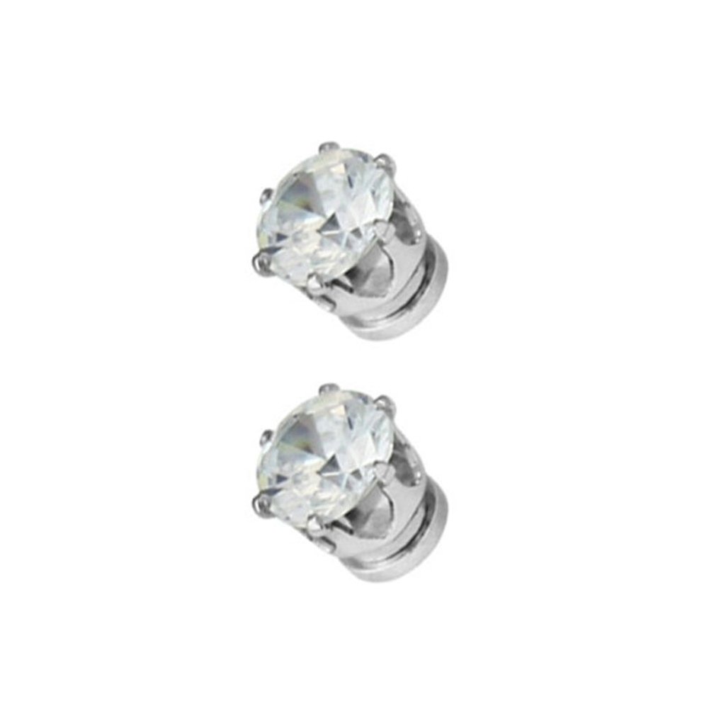 1 Pair Men Women Hot Popular Clip No Piercing Magnet Stud Earrings Jewelry Party Image 1