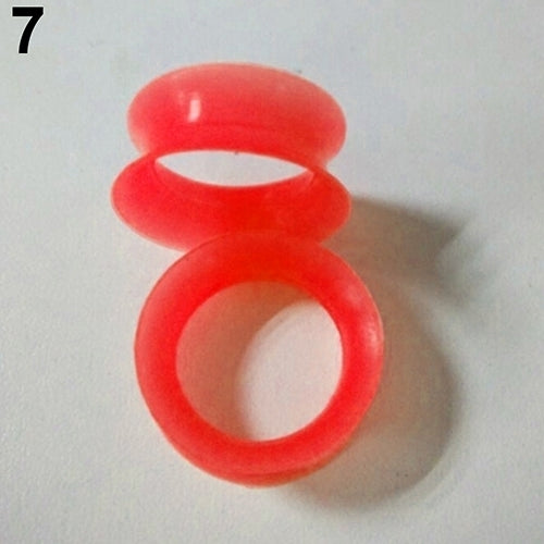 2 Pcs Soft Silicone Ear Flesh Tunnels Plug Stretcher Piercing Gauge Earrings Image 10